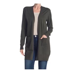 NEW Sweet Romeo Simple Open Drape Long Cardigan Size Small